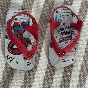 Havaianas Kids Spiderman Marvel Red Flip Flops